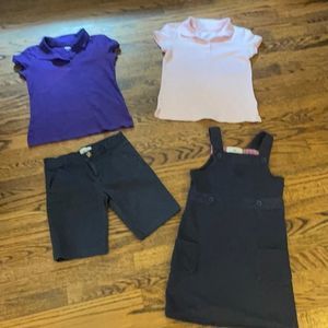 Bundle of 4 - school uniform shorts, jumper & 2 shirt sleeved shirts M 8
